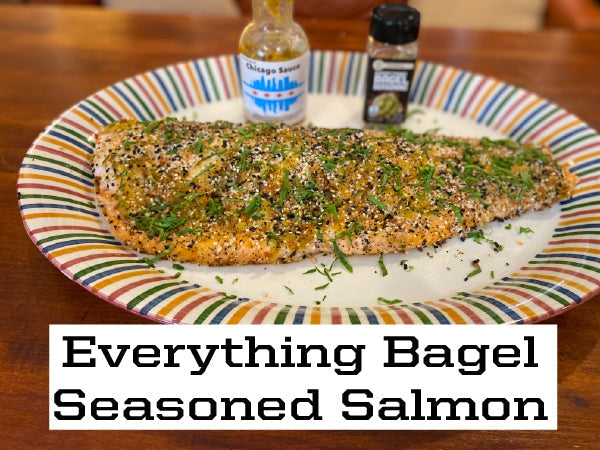 everything bagel seasoned salmon