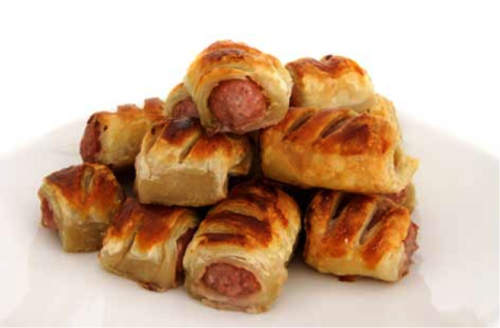 Bacon Sausage Rolls