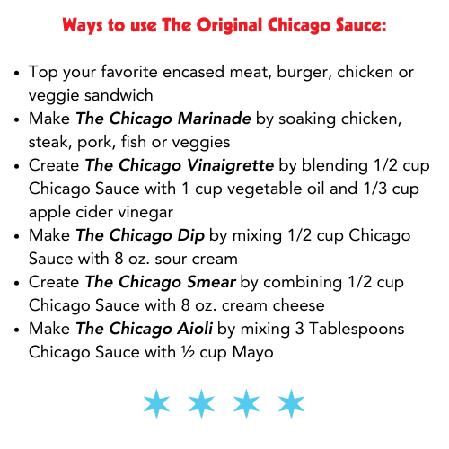 The Original Chicago Sauce, The Real Windy City Sauce