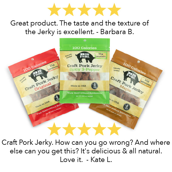 Craft Pork Jerky - 1 Case (8 X 2.25 oz. packs)